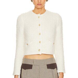 Helsa Laki Cardigan in Ivory - From Revolve